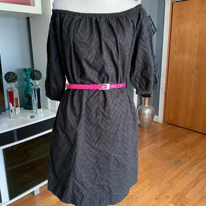 **NEW Gap Off The Shoulder Eyelet Dress W/Pockets